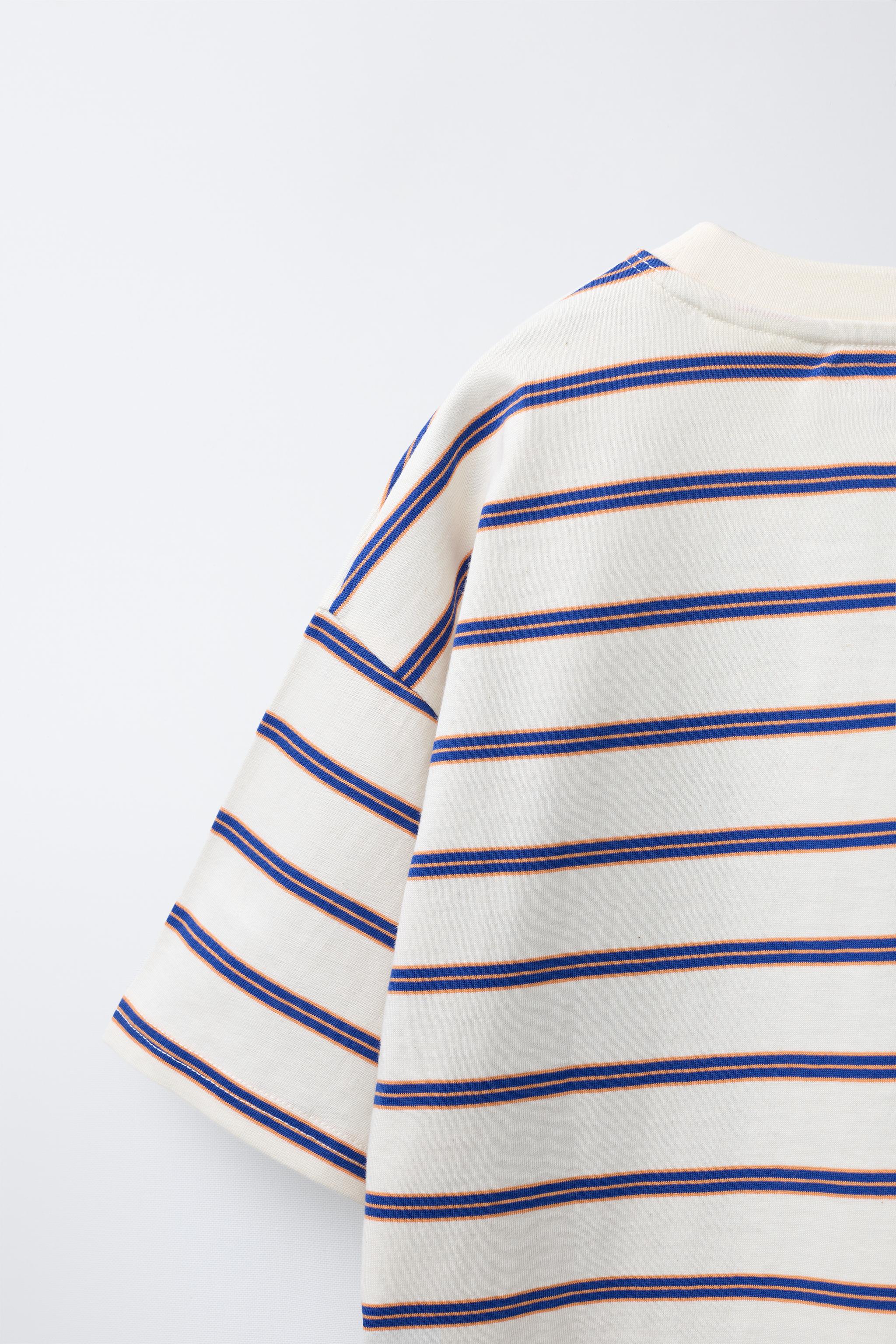 T-SHIRT RAYURES PUKAS SURF